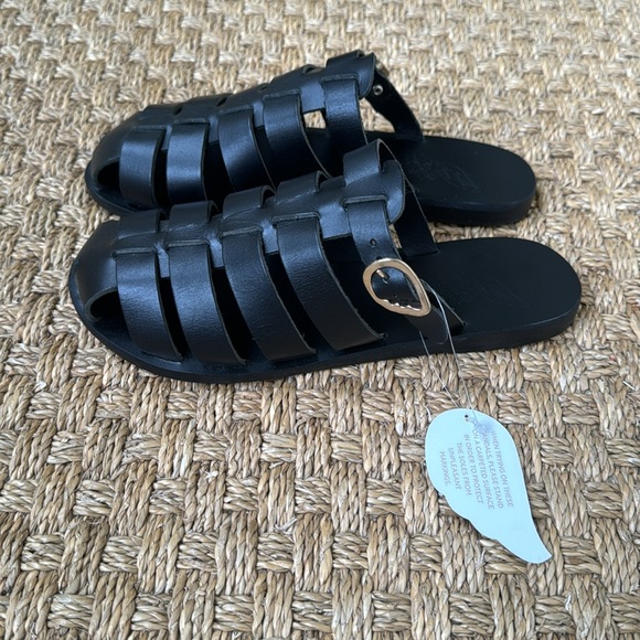 NEW With Tag Handmade Leather Fisherman Sandal By Ancient Greek Sandals - Picture 4 of 8